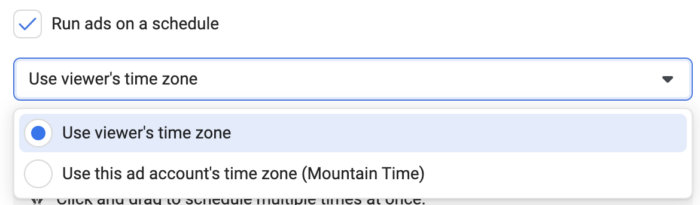 Run Ads On a Schedule
